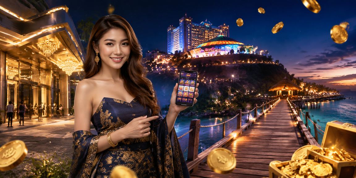 Pengunjung Genting Highlands menggunakan aplikasi kasino dalam talian di telefon pintar mereka