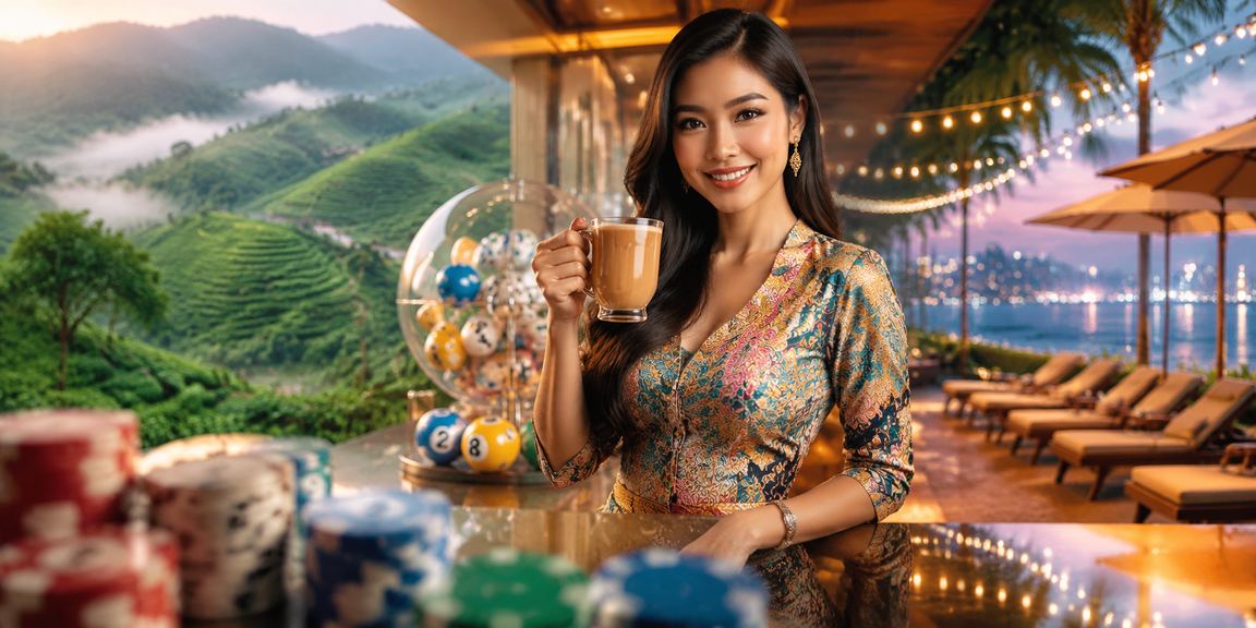 Cabutan loteri Malaysia dengan nombor bertuah dan tiket loteri tempatan
